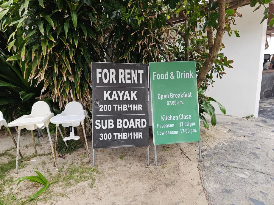 Silver Beach, vannsport