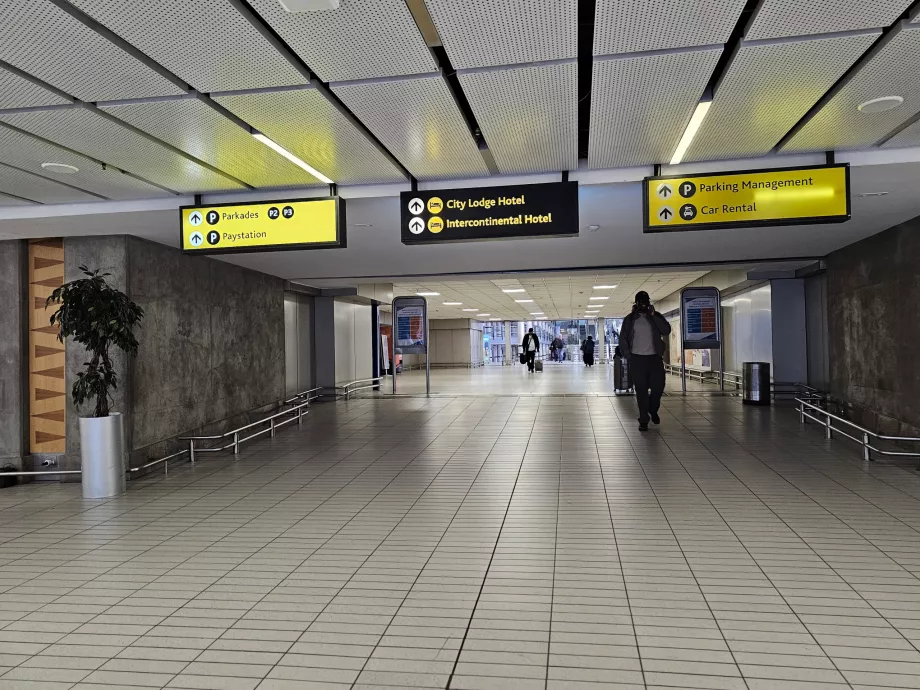 Veibeskrivelse til Parkade 2 (Uber, Bolt, taxi)