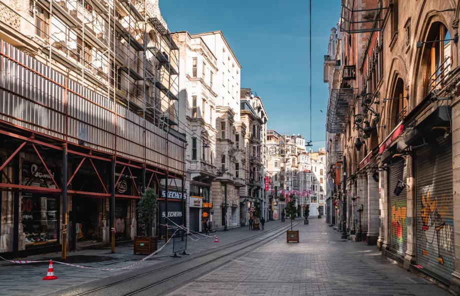 Istiklal Caddesi, Istanbul, Tyrkia