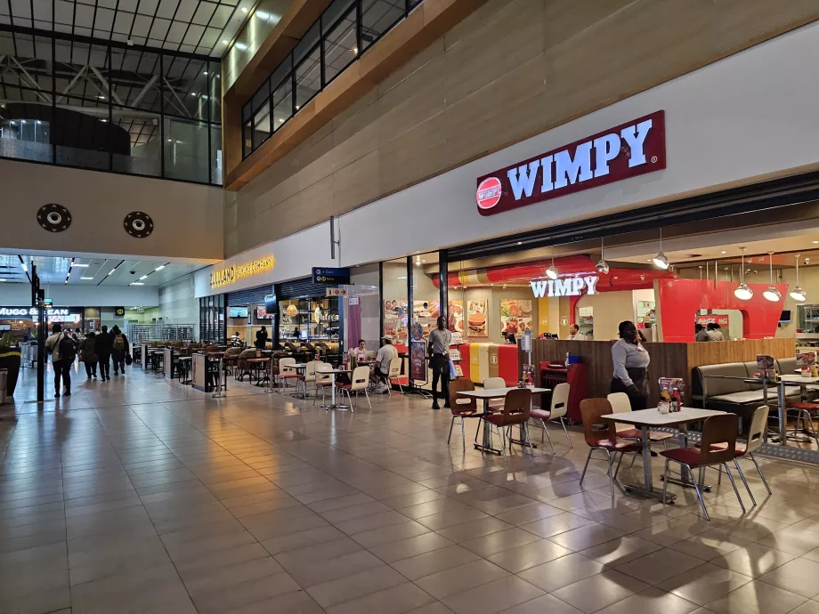 Food court, innenlands transittseksjon