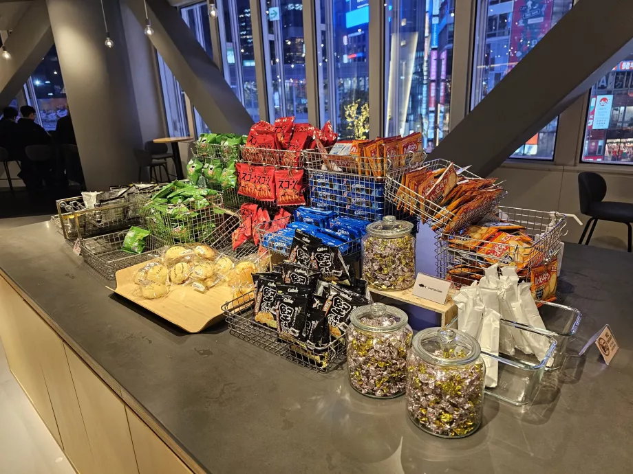 Share Lounge, forfriskninger