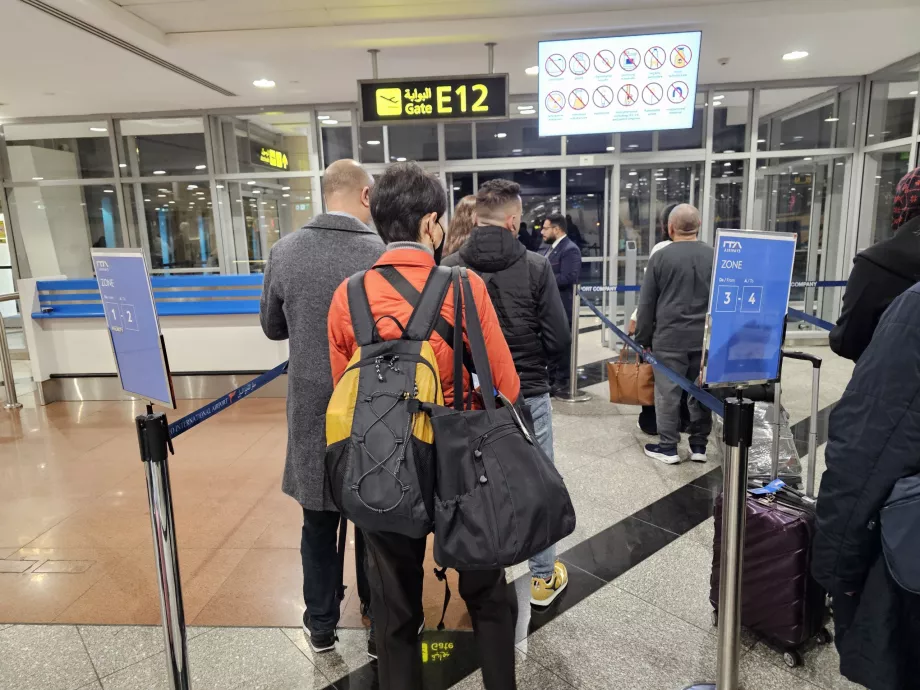 Ombordstigning etter sone