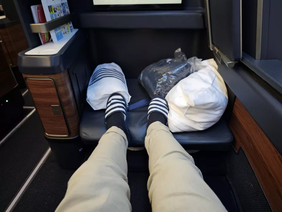 Benplass når du sitter