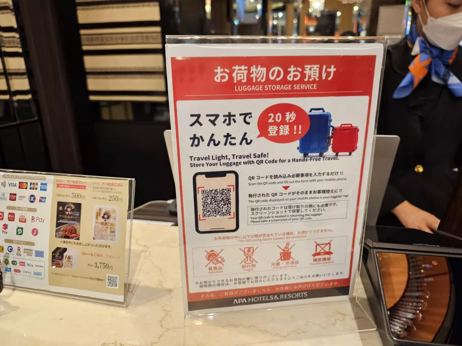 Oppbevaring av bagasje