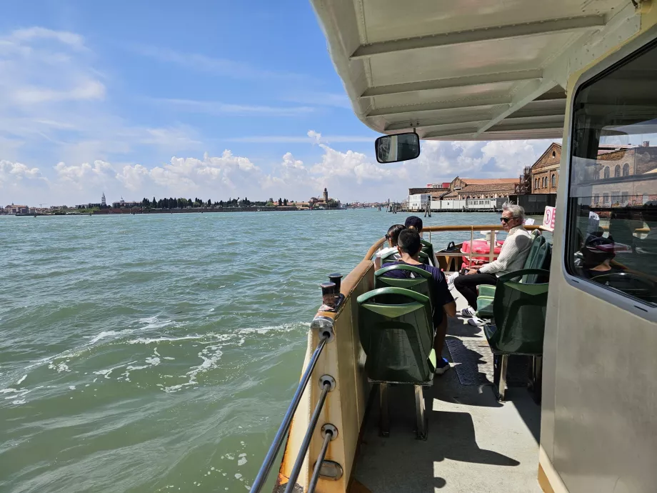 Uteseter for vaporetto