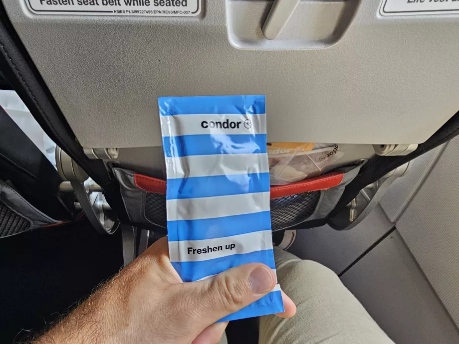 Oppfriskende serviett