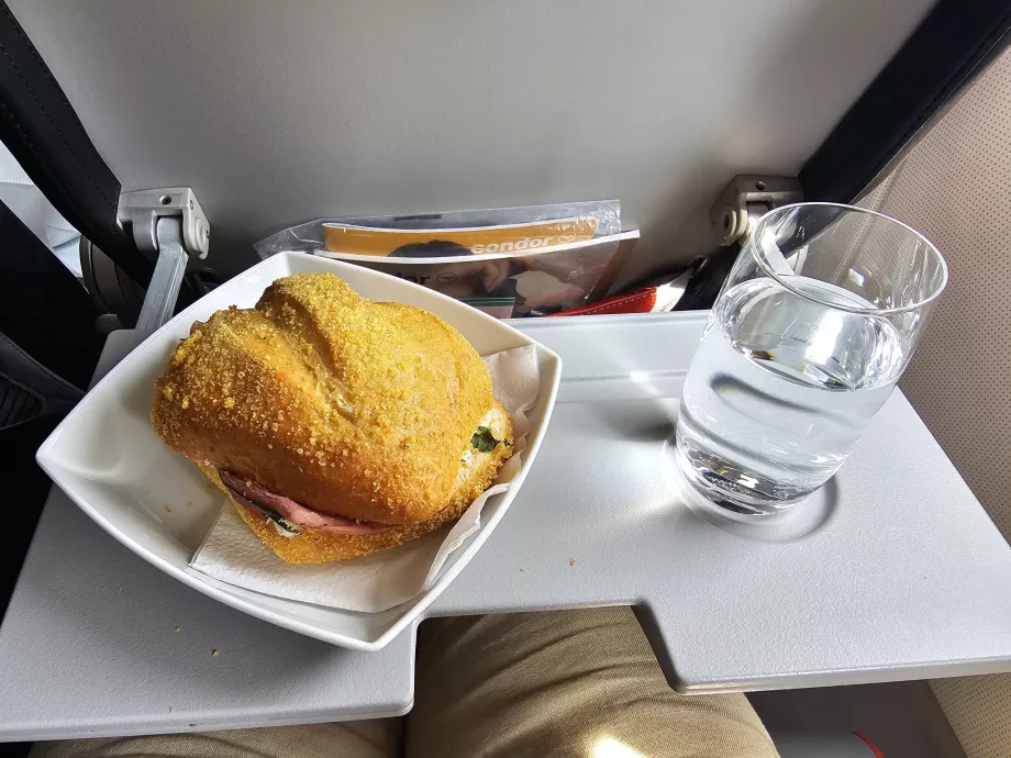Forfriskninger på business class