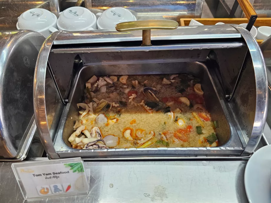Frokost: suppe Tom Yam