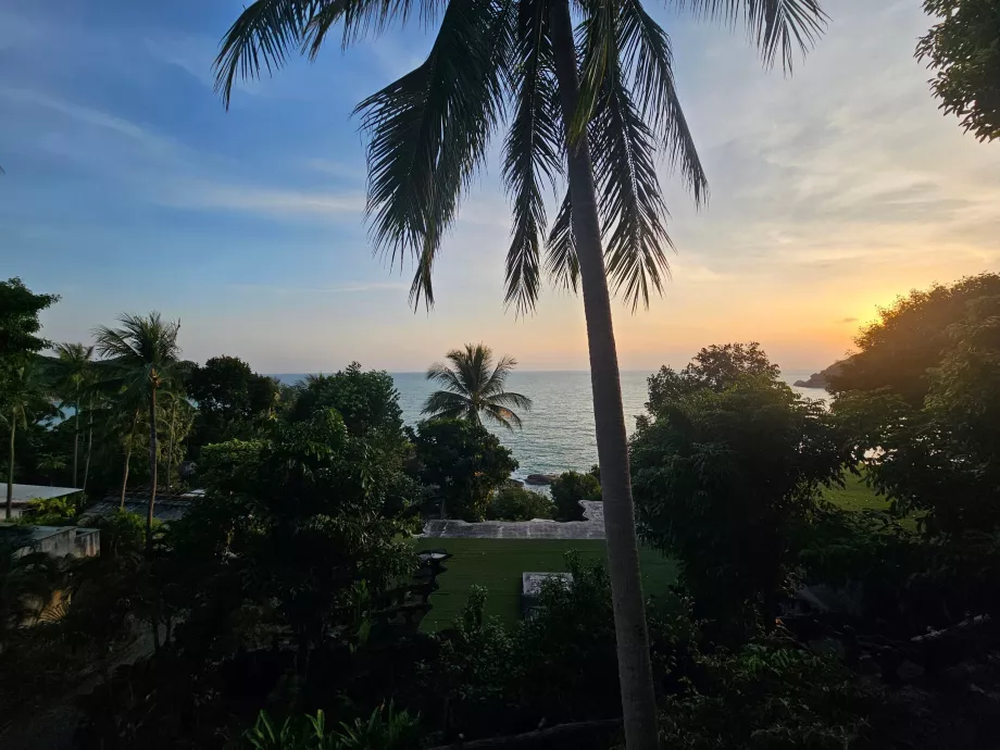 Utsikt over soloppgangen