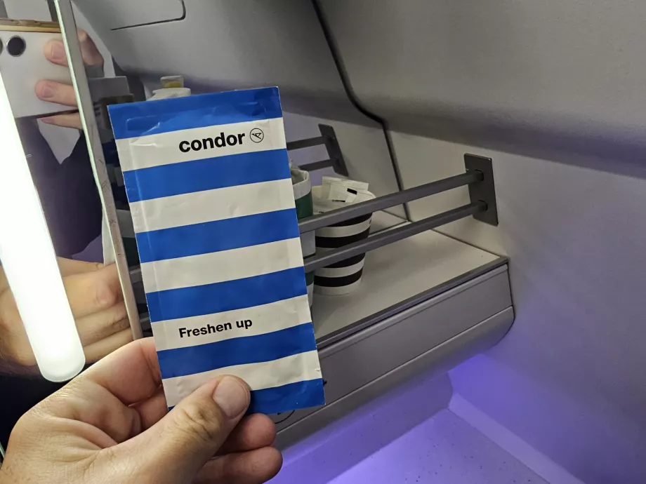 Oppfriskende serviett