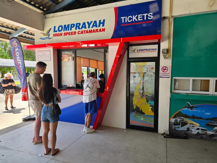 Thong Sala kai, billettkontor