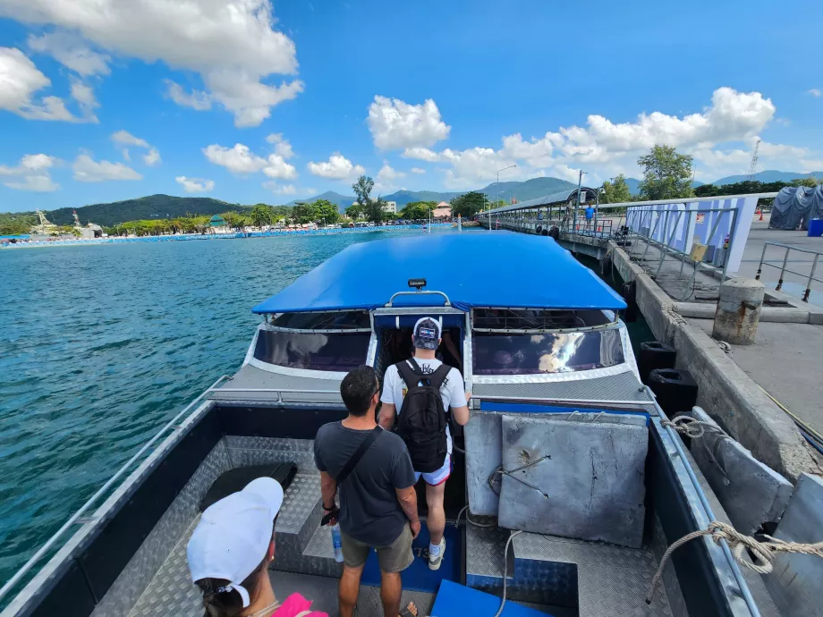 Hurtigbåt Koh Phangan - Koh Samui