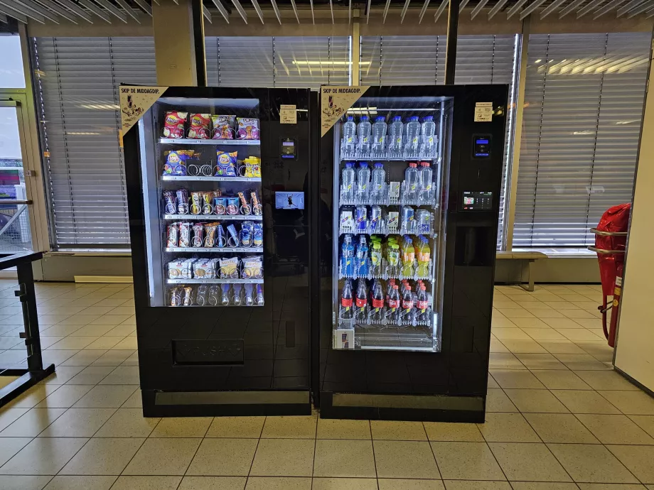 Salgsautomater, transittområde