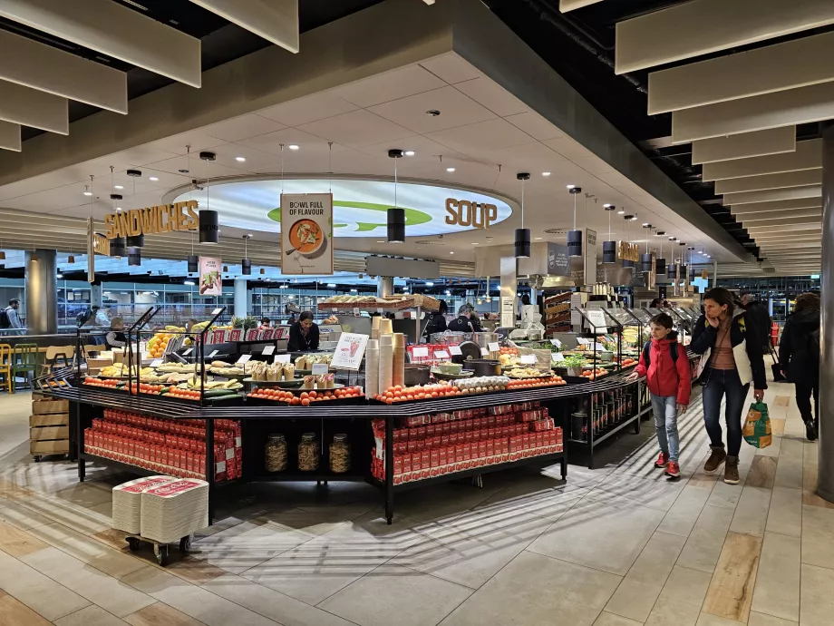 Food Court, transittområde, Schengen