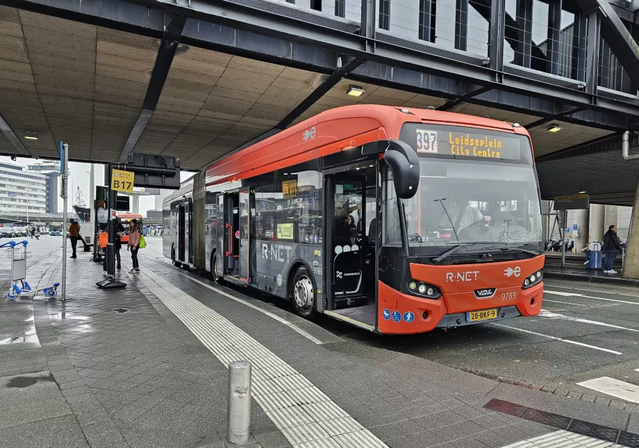 Bussholdeplass 397, AMS lufthavn