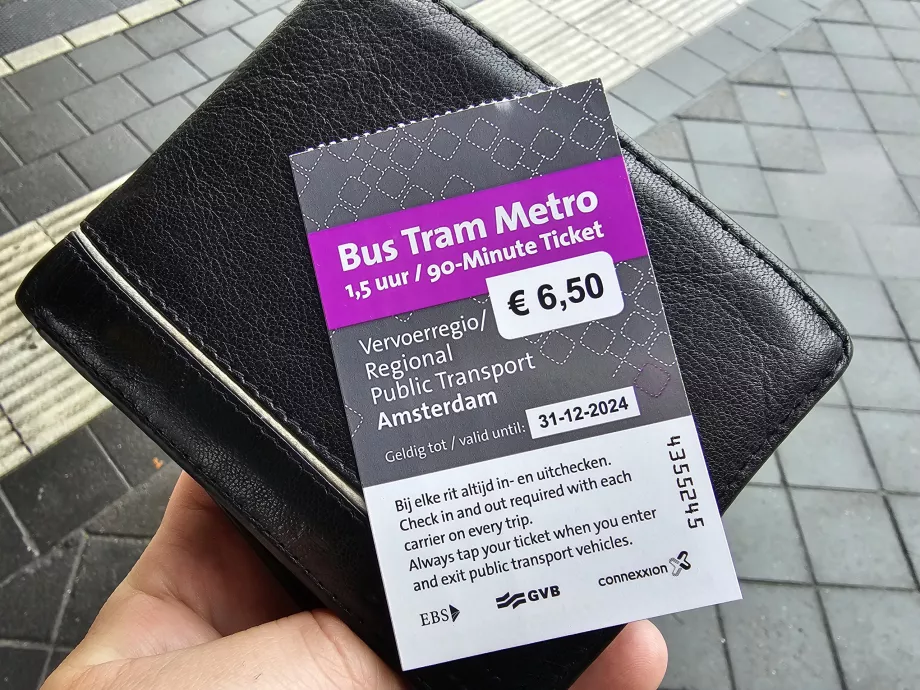 Billett for 90 minutter