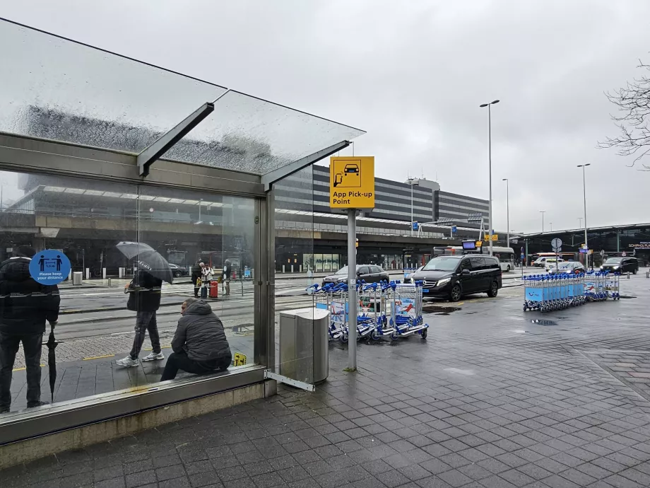 Drosjeholdeplasser via mobilapper