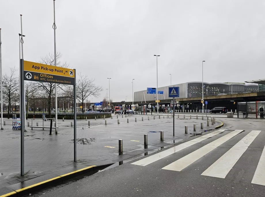 Veibeskrivelse til drosjeholdeplassen via mobilapper