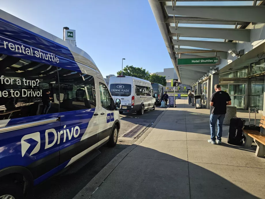 Skyttelbuss til hotellet