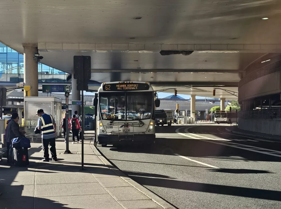 Buss 62 retning Newark