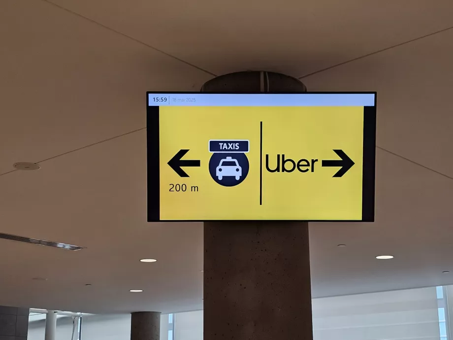 Veibeskrivelse til taxi / Uber