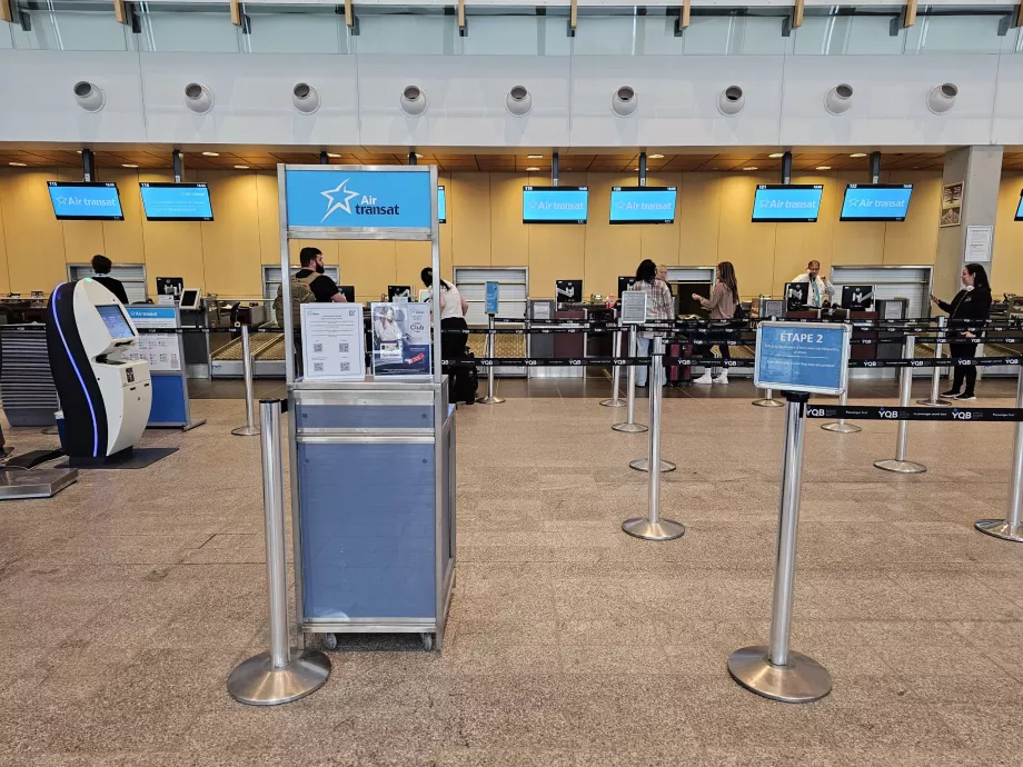 Innsjekking Air Transat