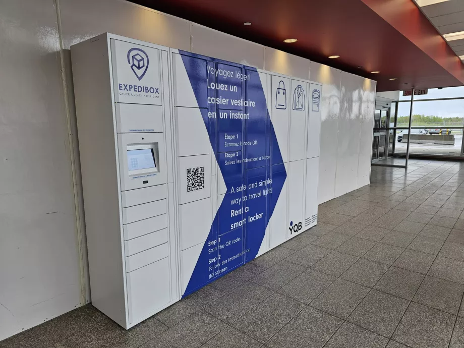 Skap for oppbevaring av bagasje