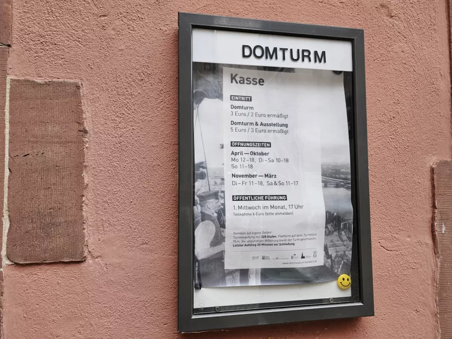 Inngangspriser til tårnet