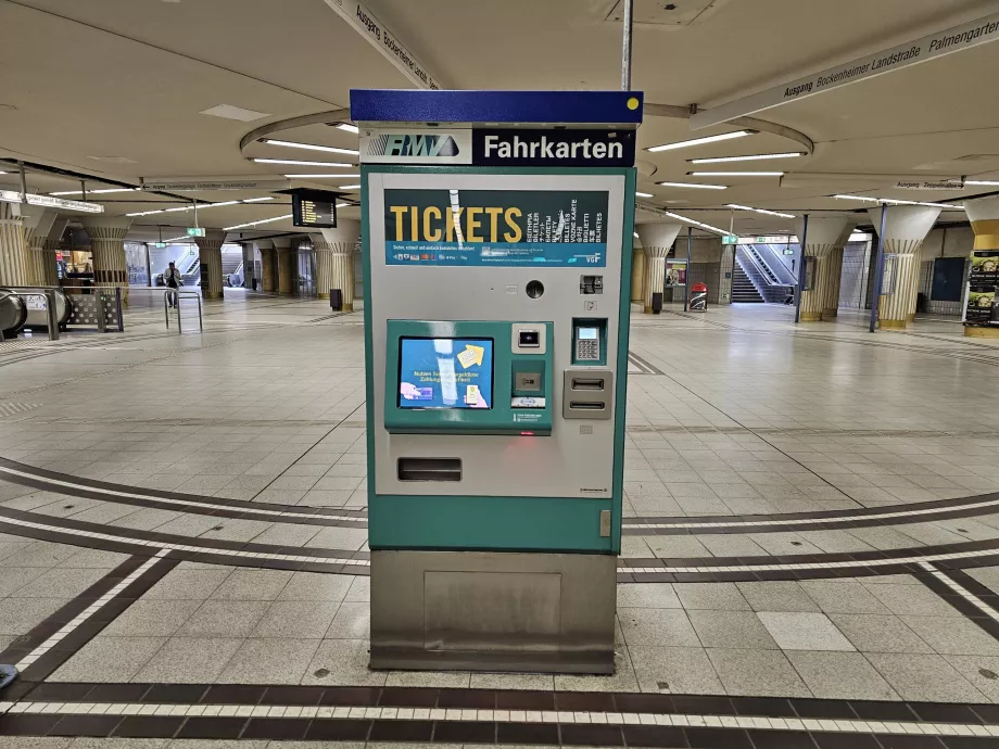 Billettautomat i T-banen