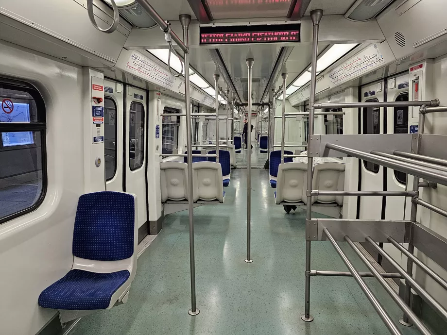Metro interiør