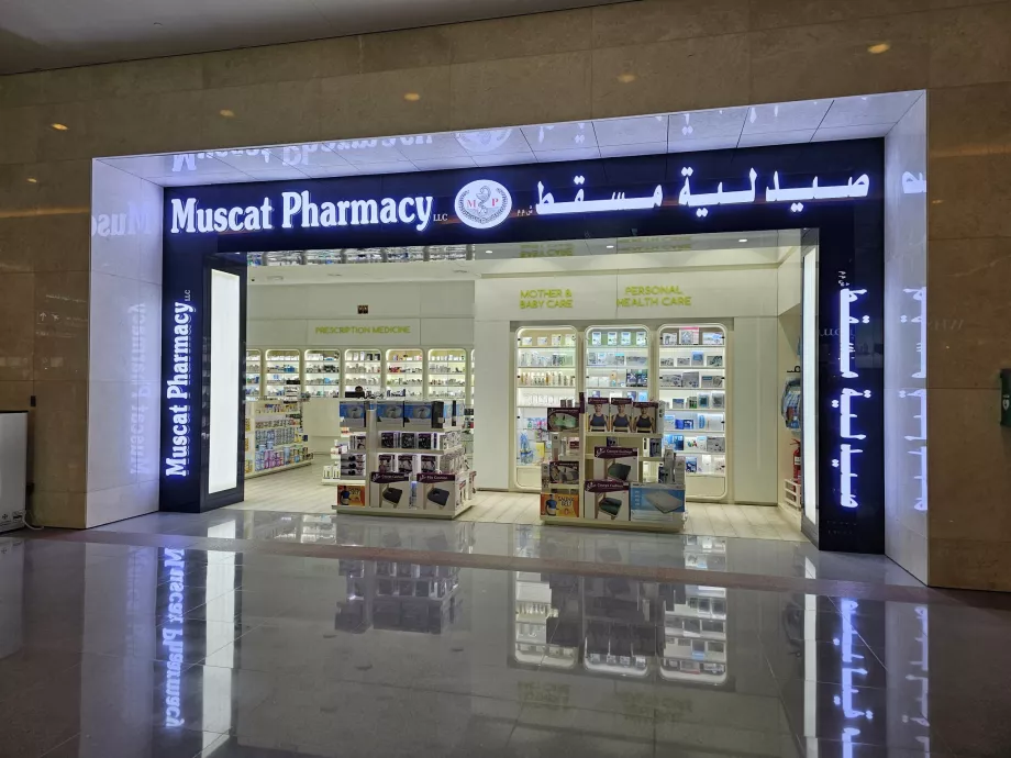 Apotek, avganger, offentlig område