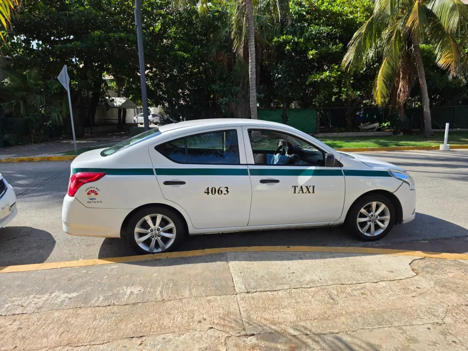 Offisiell taxi i Cancún
