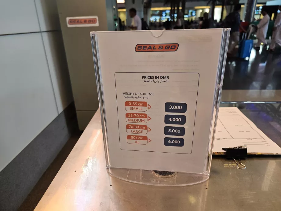 Priser på innpakning av bagasje