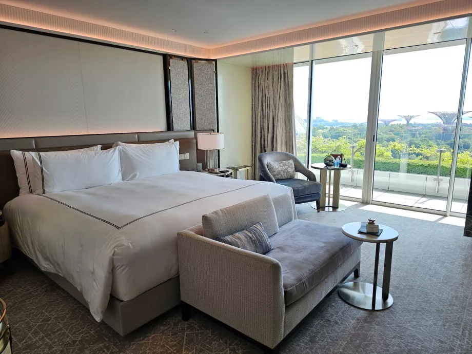 Rom med balkong og utsikt