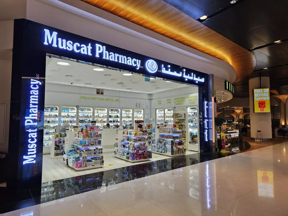 Apotek, transittområde