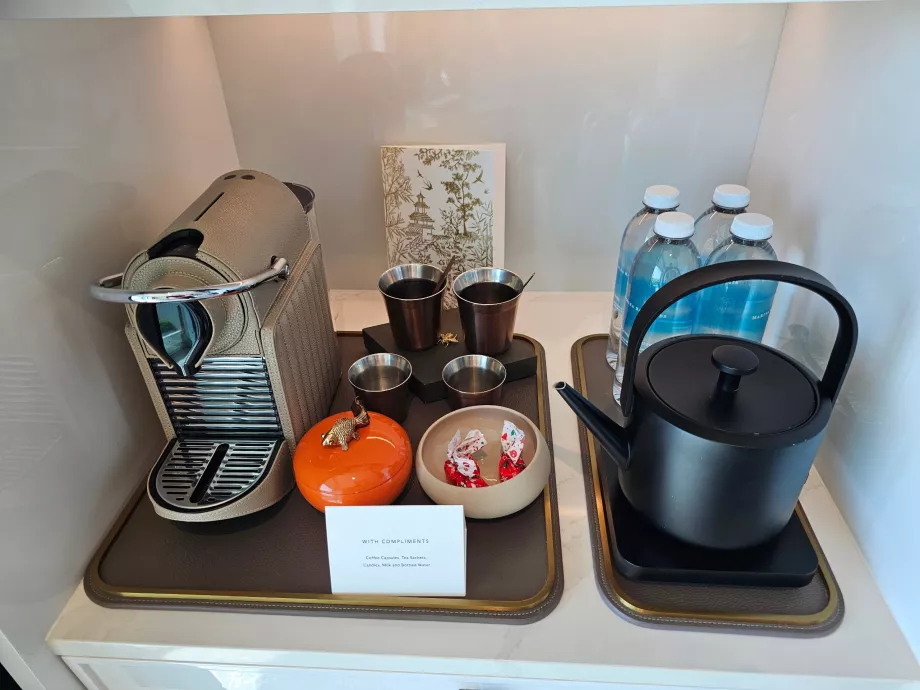 Kaffetrakter og vannkoker