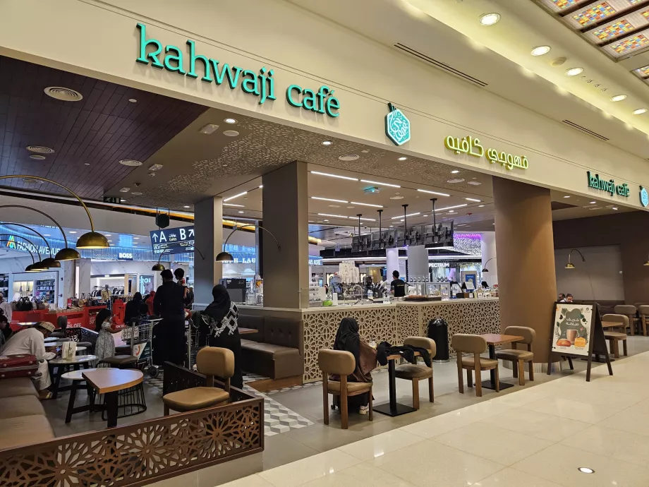 Kafé, transittområde