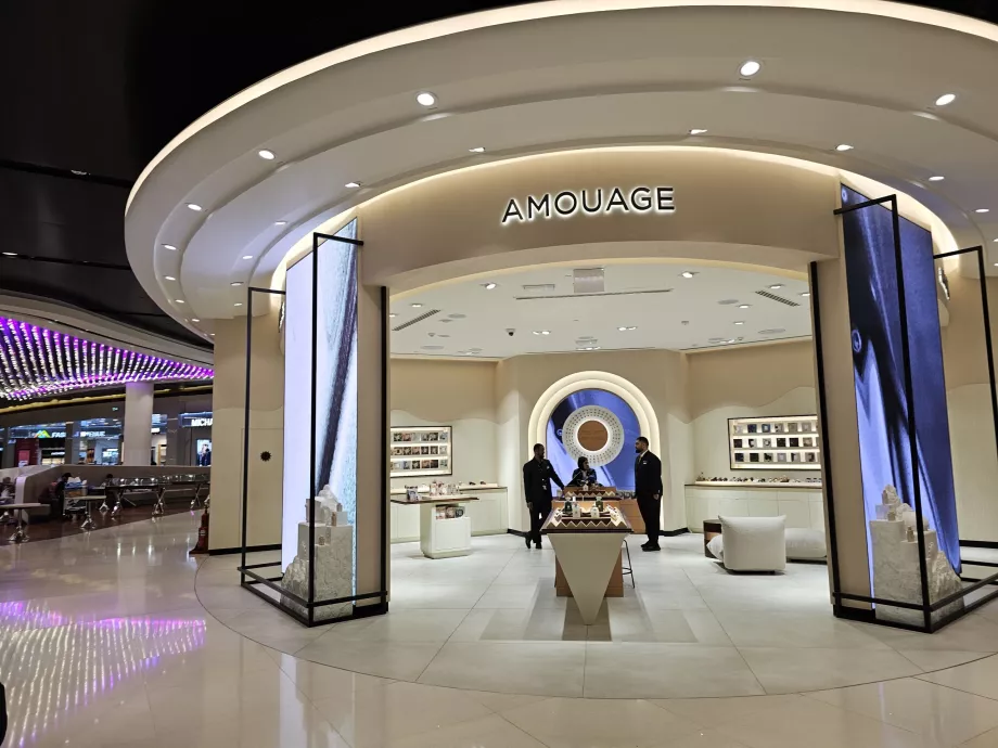 Kosmetikkbutikk, transittområde