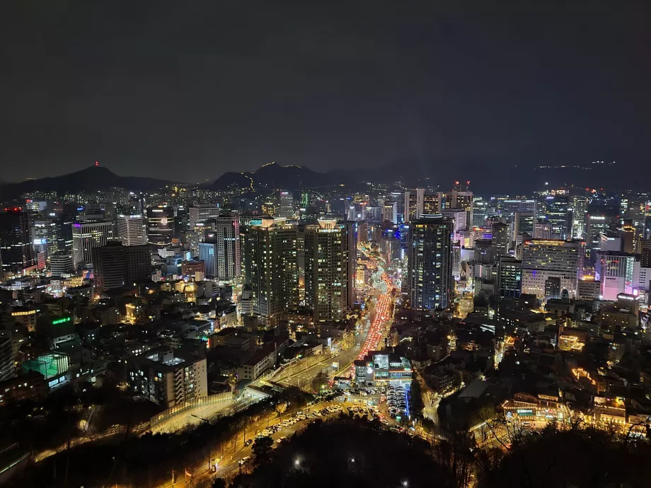 Utsikt fra Namsan Hill
