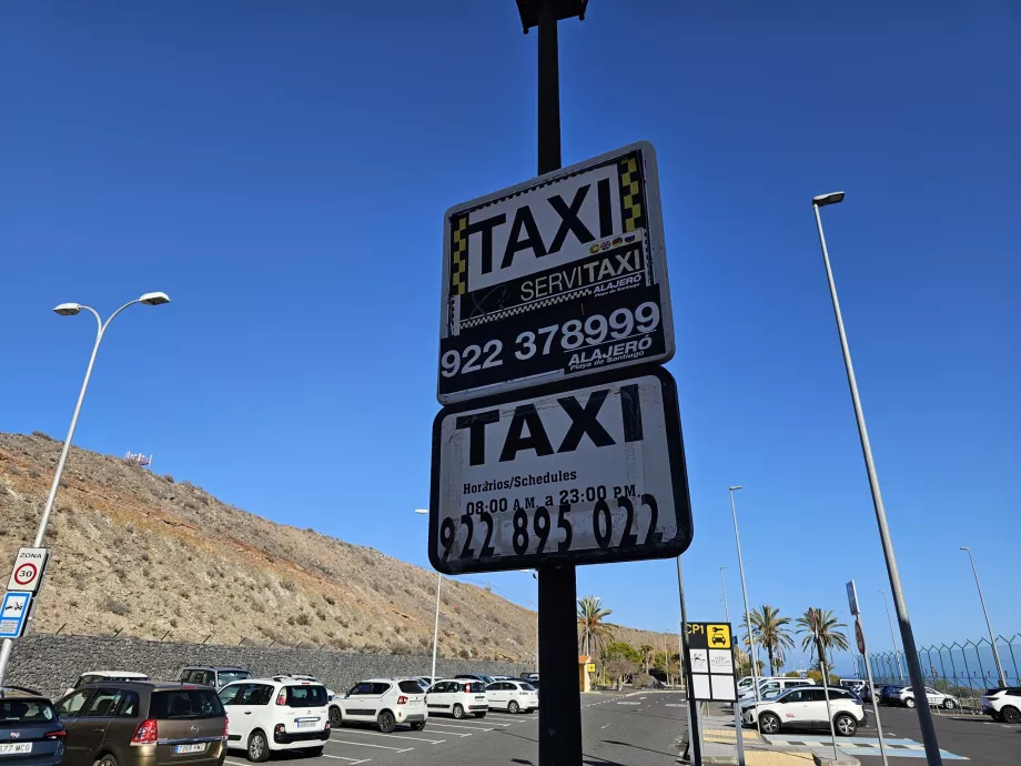 Telefonnumre til Taxi Gomera