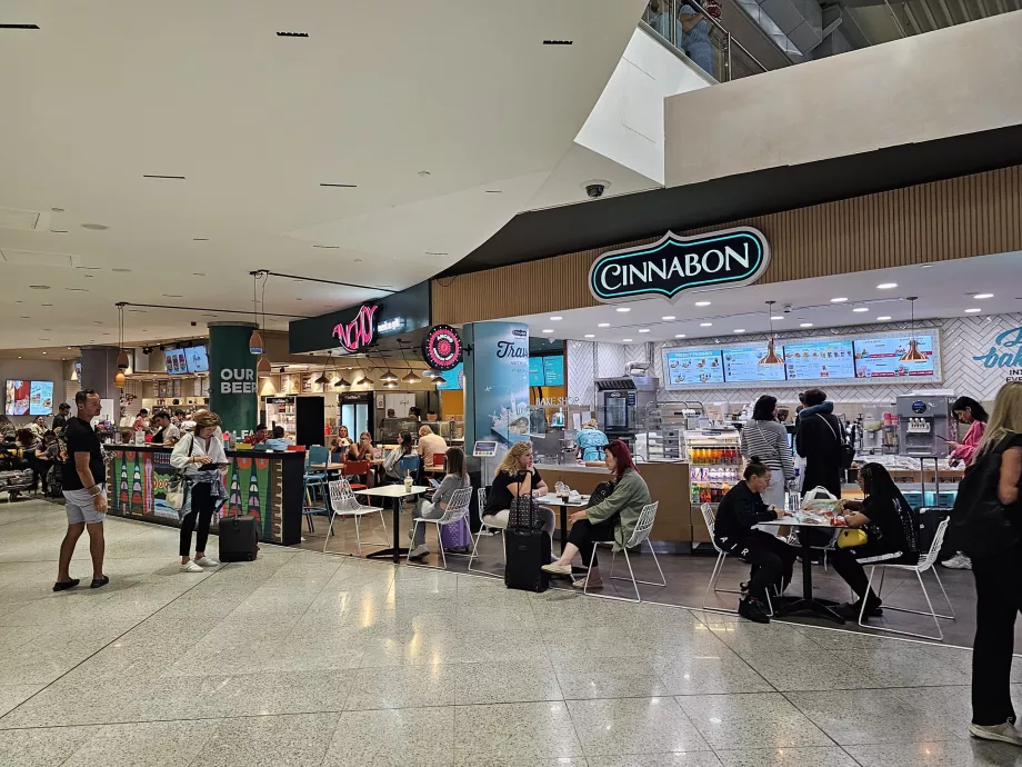 Cinnabon, offentlig område, innsjekking
