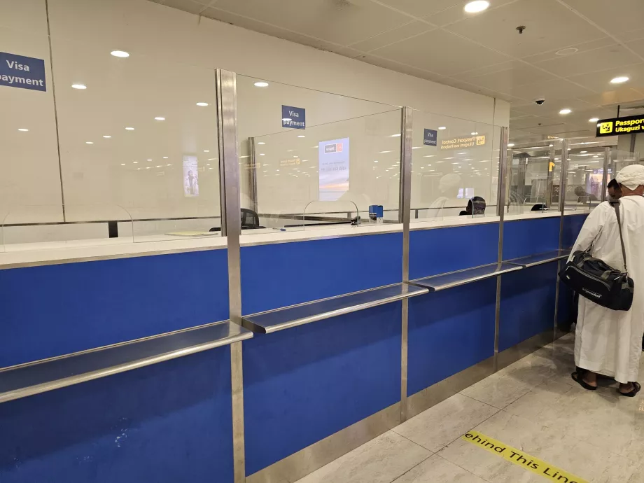 Barrierer for betaling av visum ved ankomst