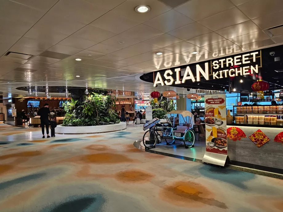 Restaurant, Terminal 2, transittområdet