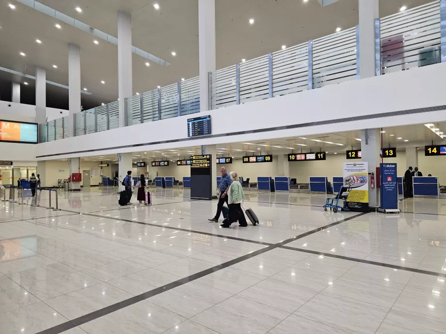 Avgangshallen på terminal 3