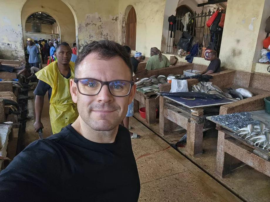 Java i hovedbygningen på markedet