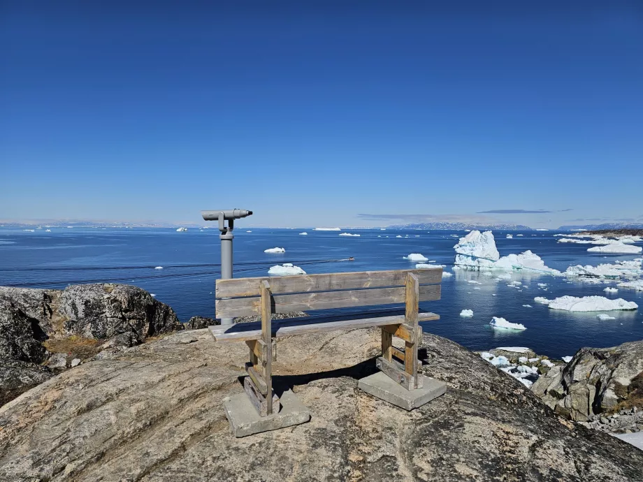 Utsiktspunkt ved begynnelsen av den gule ruten