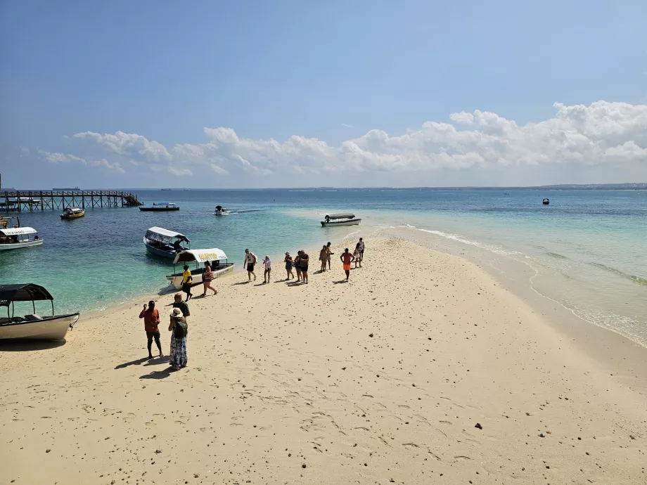 Prison Island, sandstrand