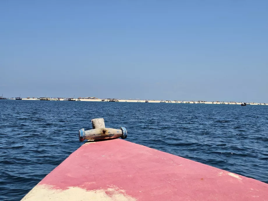 Cruise på Nakupenda Sandbank