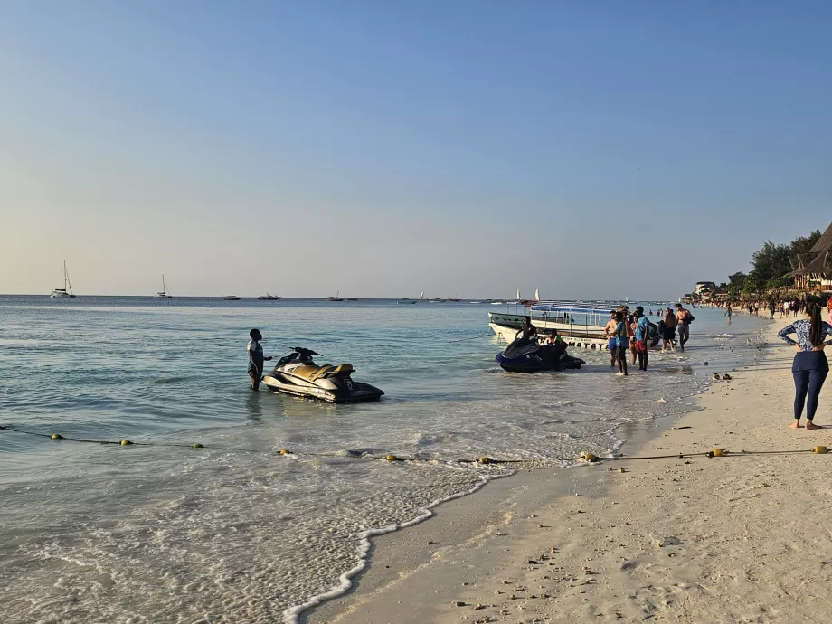 Nungwi, vannsport tilbud