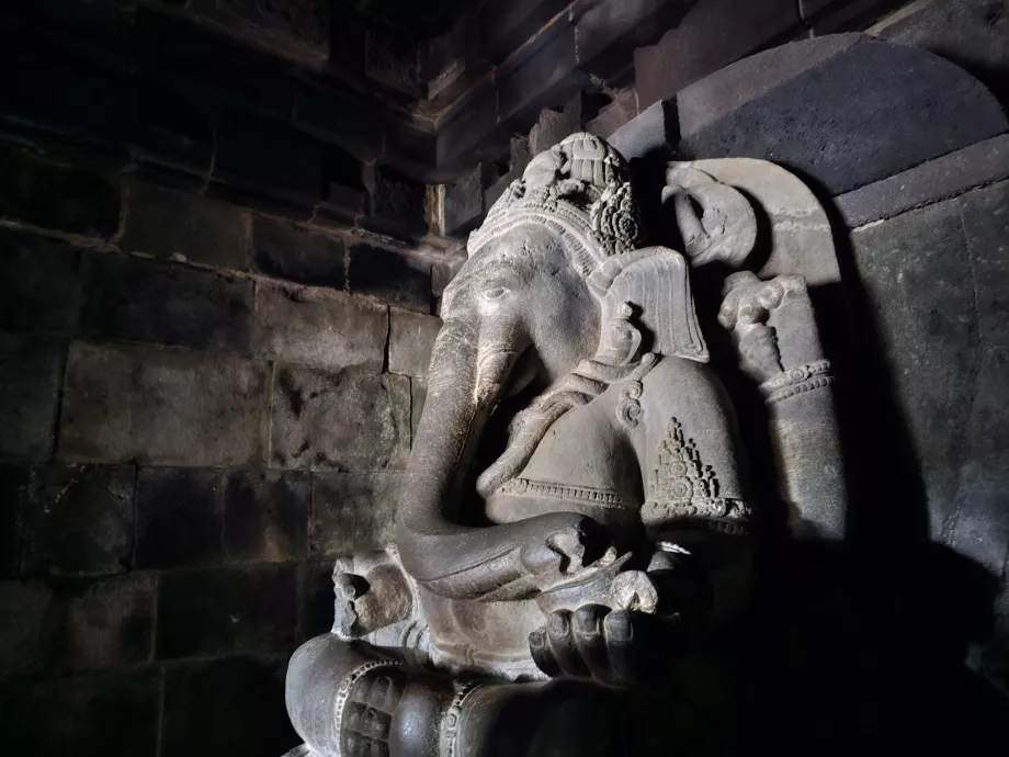 Prambanan, statue av Ganesha
